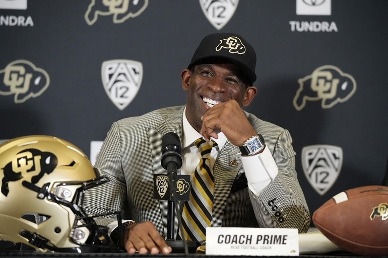 Deion Sanders Colorado Buffaloes Coach