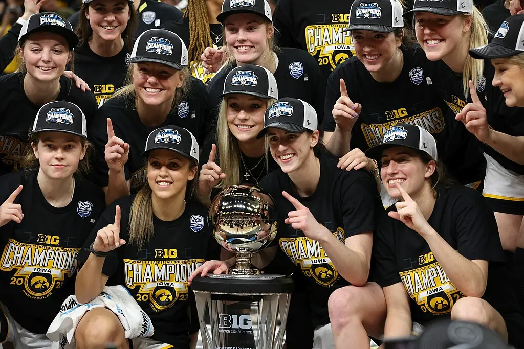 Iowa Hawkeyes Women 2023 Big Ten Winners